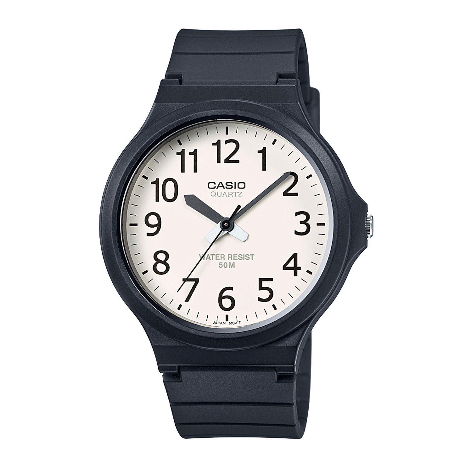 Reloj Casio MW-240-7B MW2407B Hombre Análogo Resina-0