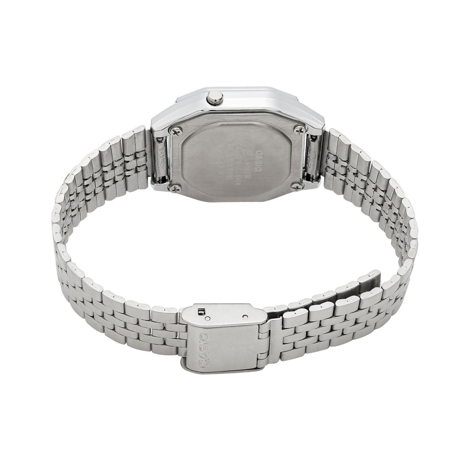 Reloj Casio LA680WA-2C LA680WA2C Vintage Mujer Digital Acero-2