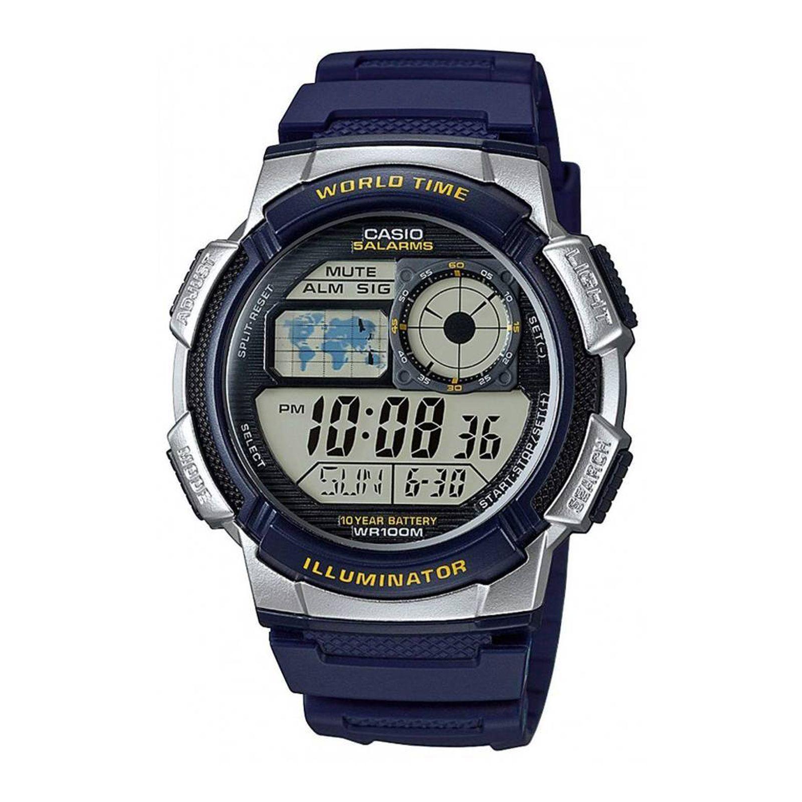 Reloj Casio AE-1000W-2A AE1000W2A Hombre Digital Resina-0