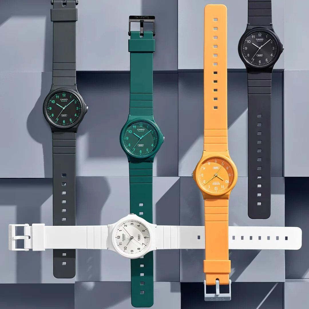 Reloj Casio MQ-24B-9B MQ24B9B Unisex Análogo Resina Clásico-3