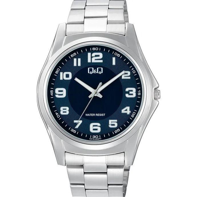 Reloj Q&Q C41A-004PY C41A004PY Hombre Análogo Acero-0