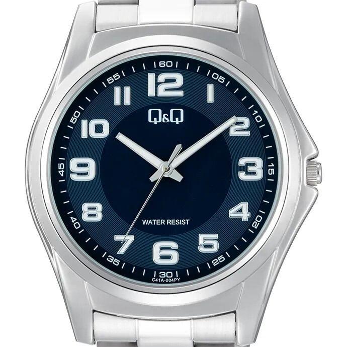 Reloj Q&Q C41A-004PY C41A004PY Hombre Análogo Acero-1