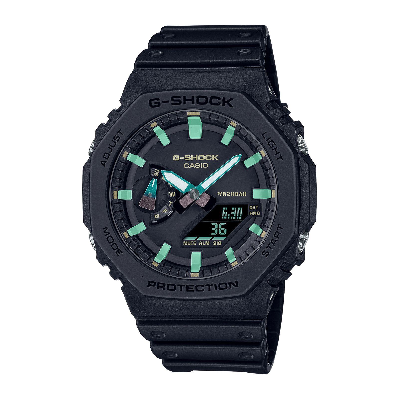 Reloj G-Shock GA-2100RC-1A GA2100RC1A Hombre Análogo Digital Resina Deportivo-0