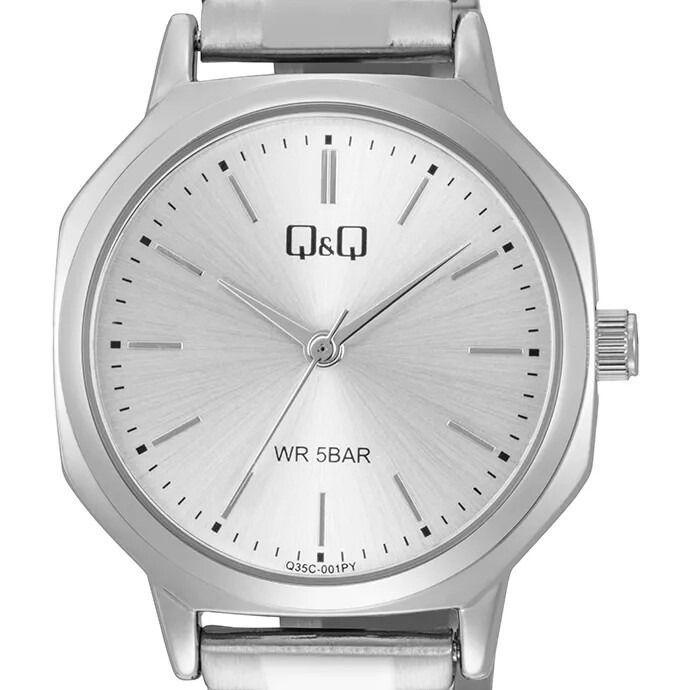 Reloj Q&Q Q35C-001PY Q35C001PY Mujer Análogo Acero-1