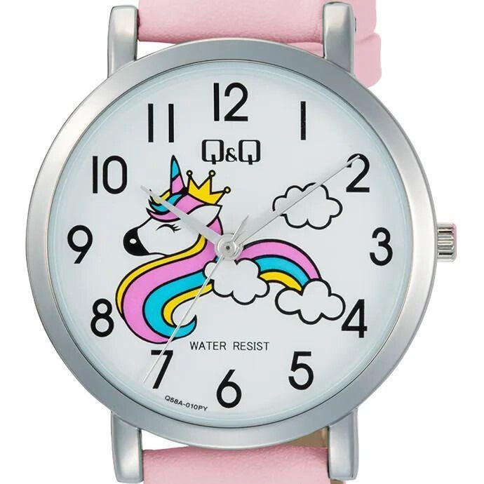 Reloj Q&Q Q58A-010PY Q58A010PY Niña Análogo Cuero-1