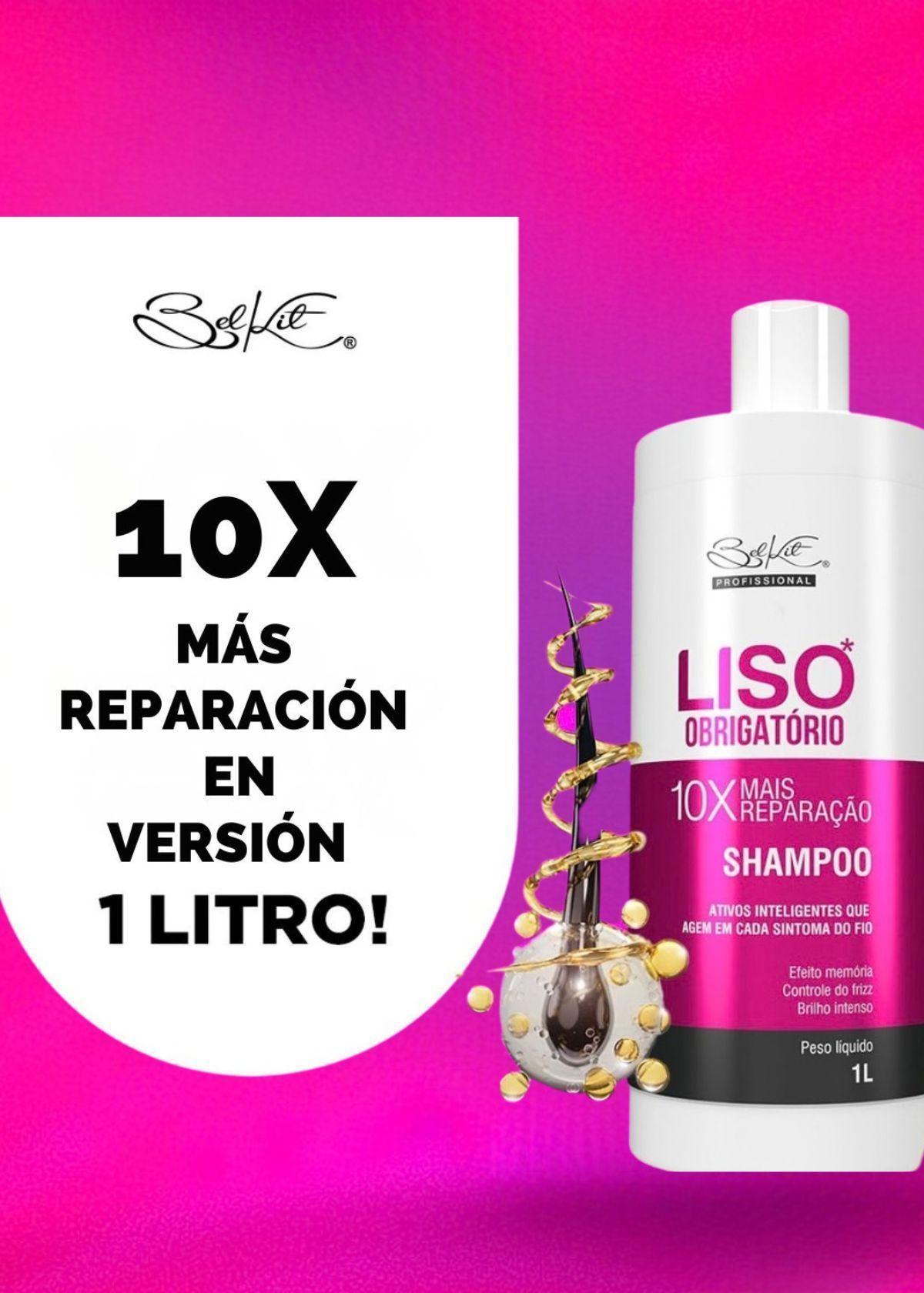 Shampoo Liso Obrigatório Belkit 1 L Control Frizz-1