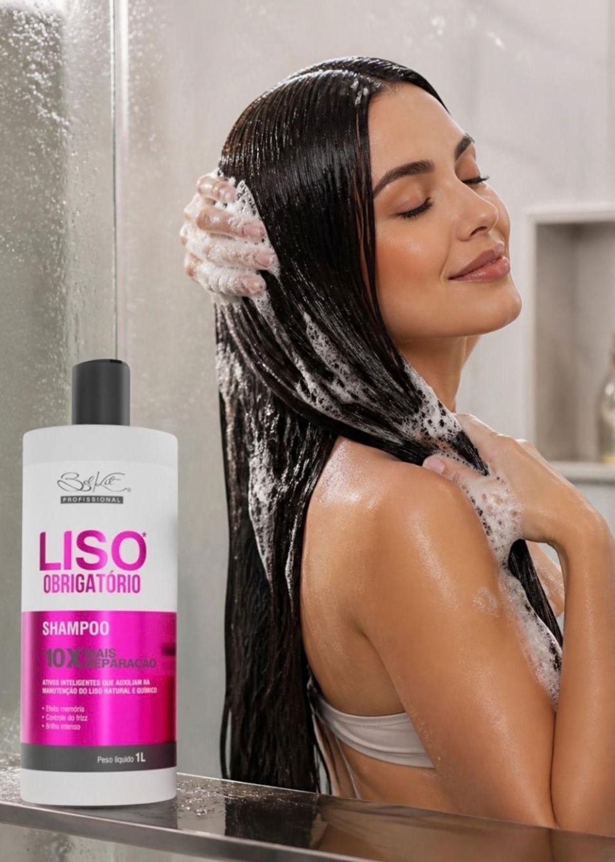 Shampoo Liso Obrigatório Belkit 1 L Control Frizz-2