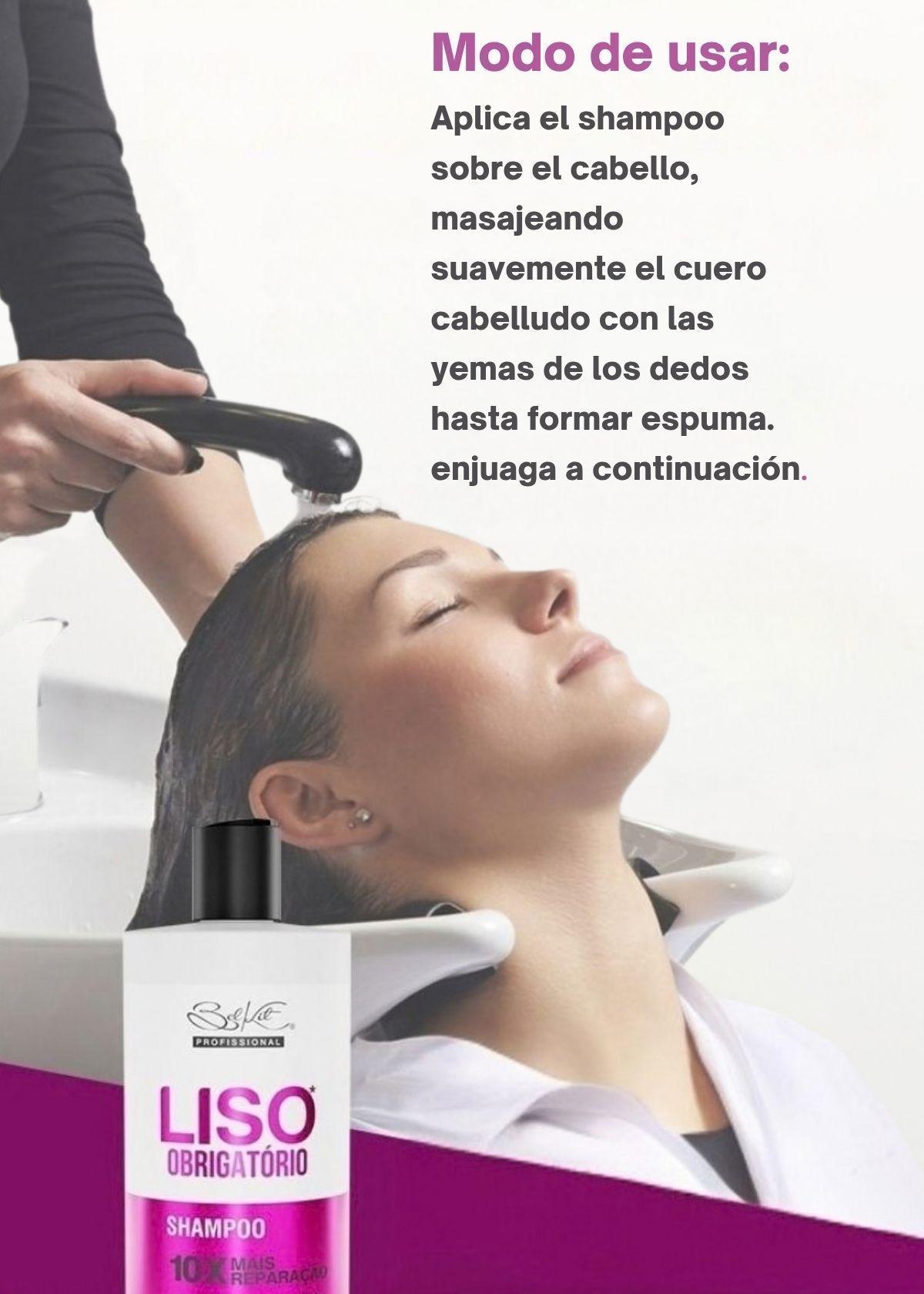 Shampoo Liso Obrigatório Belkit 1 L Control Frizz-4
