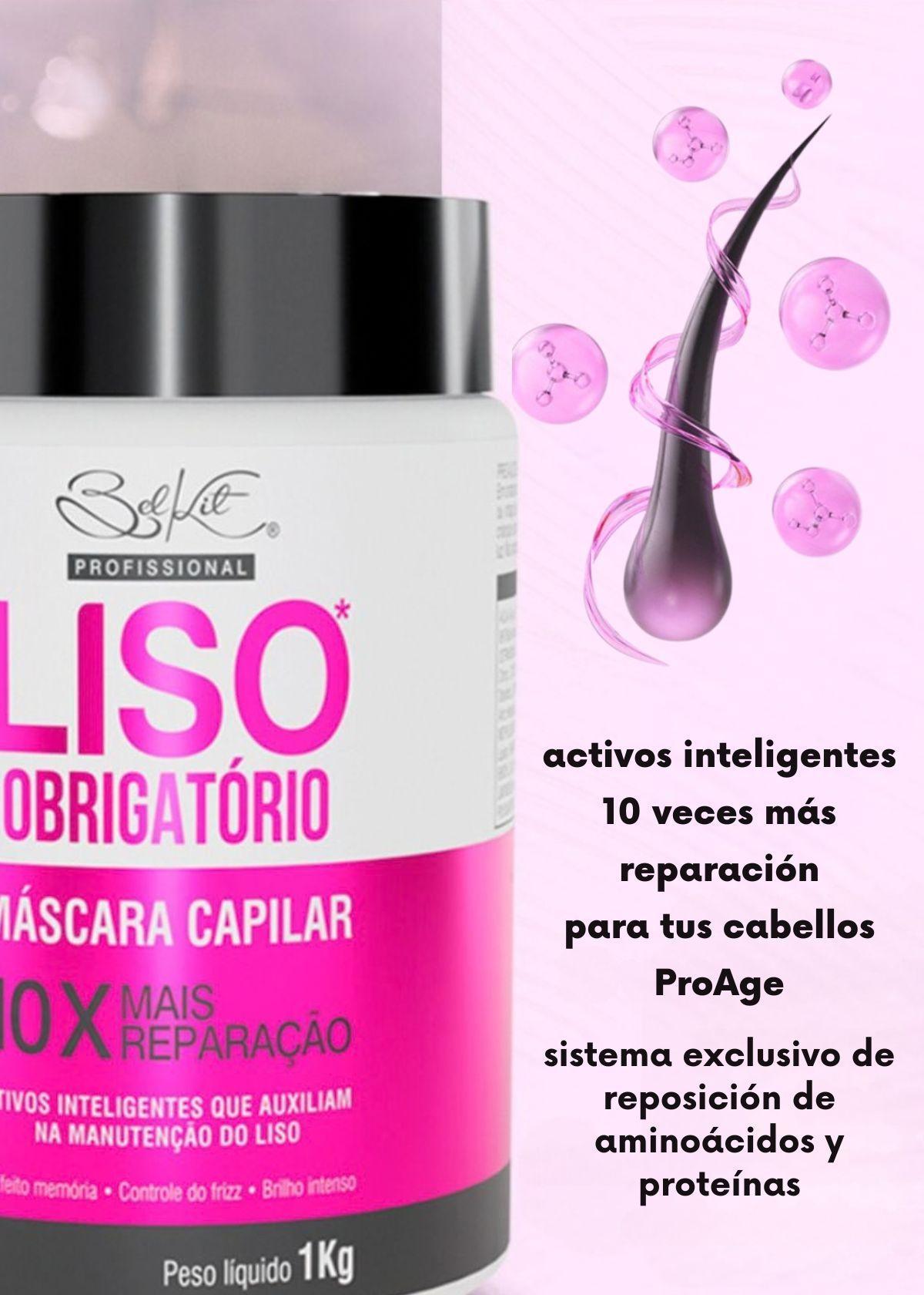 Máscara Capilar Liso Obrigatório Belkit 1 kg Reparación-1