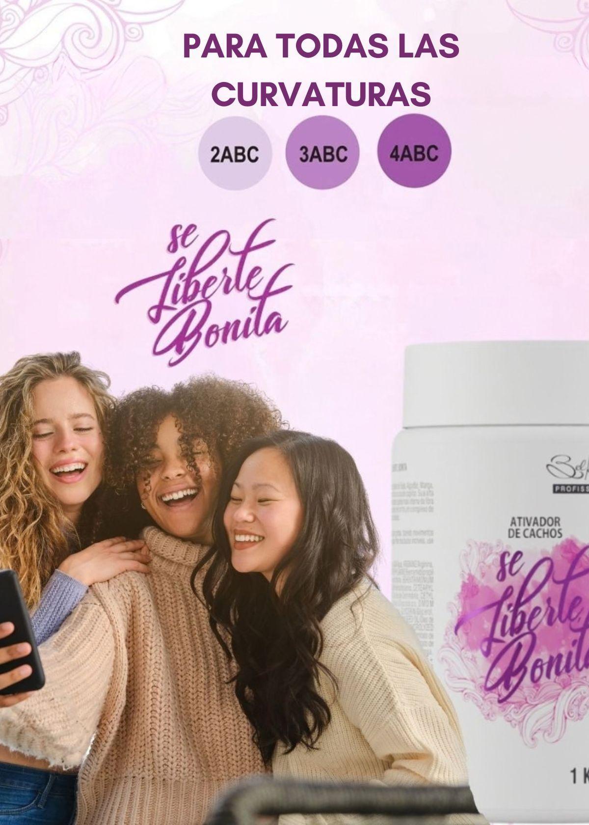 Máscara Capilar Se Liberte Bonita Belkit 1 kg Rizos-3
