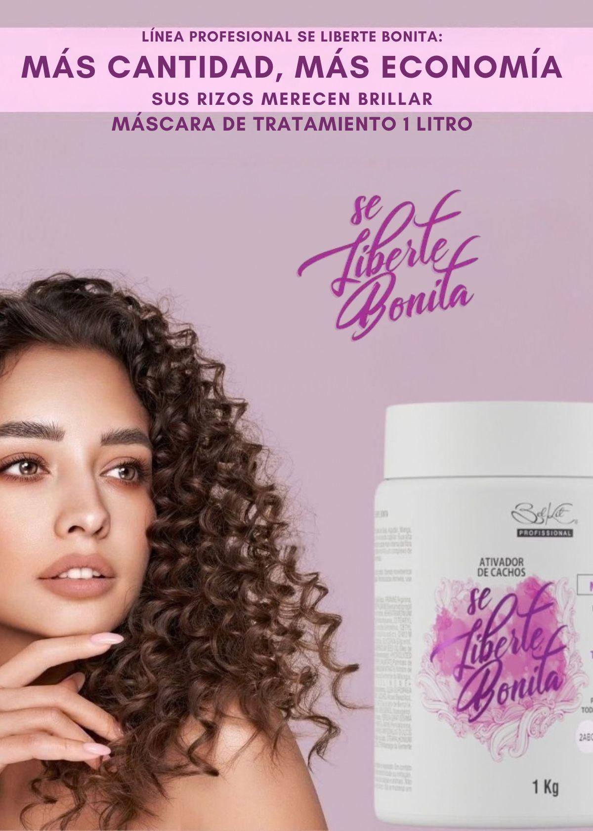 Máscara Capilar Se Liberte Bonita Belkit 1 kg Rizos-5
