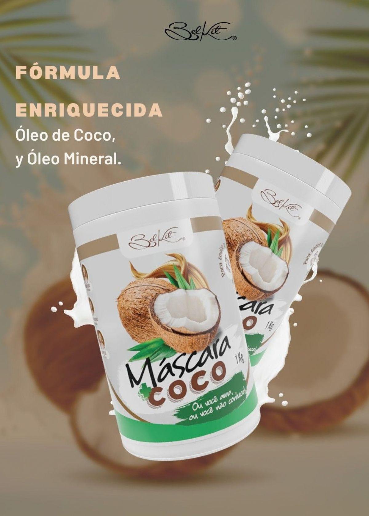 Máscara Capilar Coco Belkit 1 kg Nutrición Ultra Hidratante-2