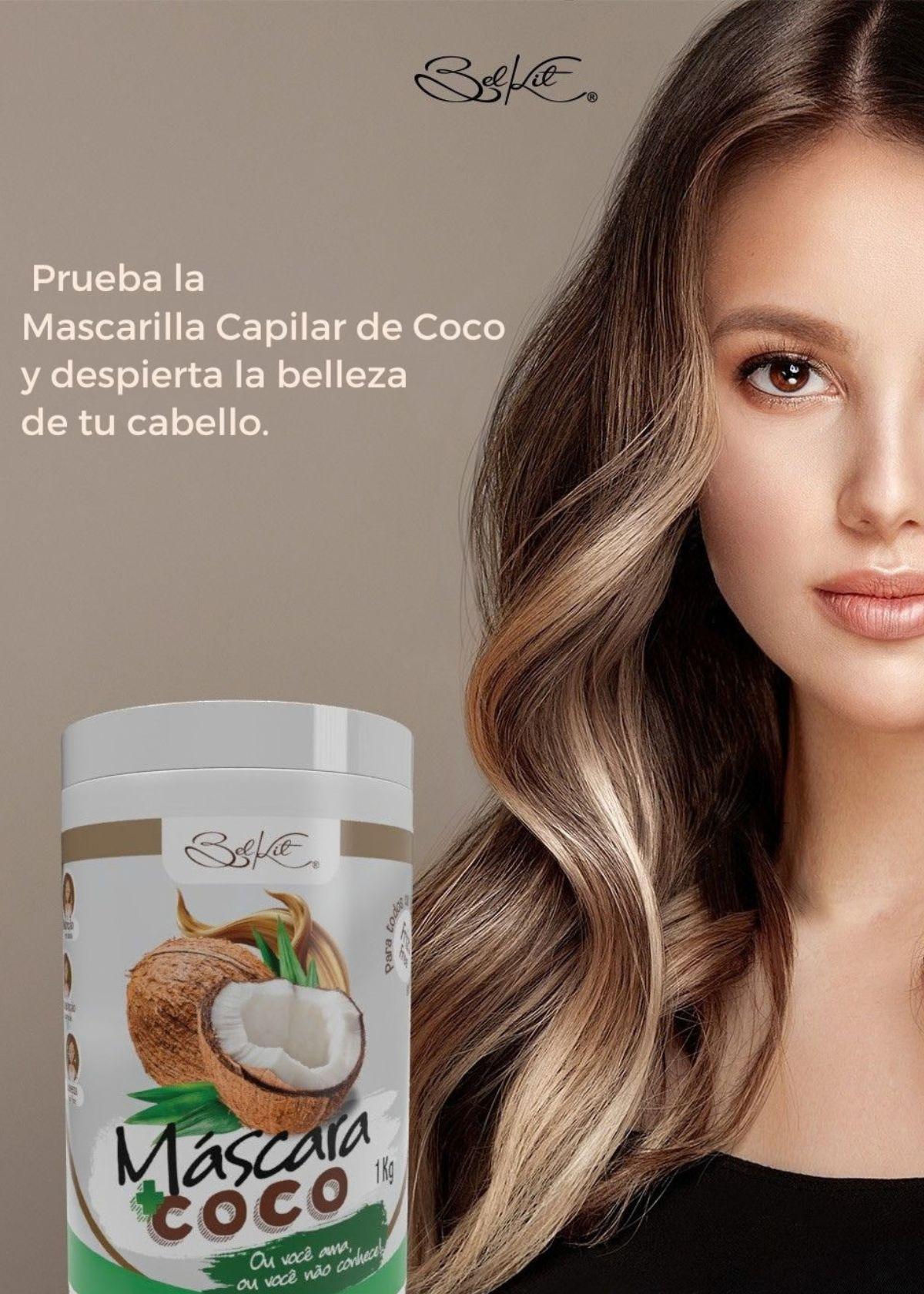 Máscara Capilar Coco Belkit 1 kg Nutrición Ultra Hidratante-5