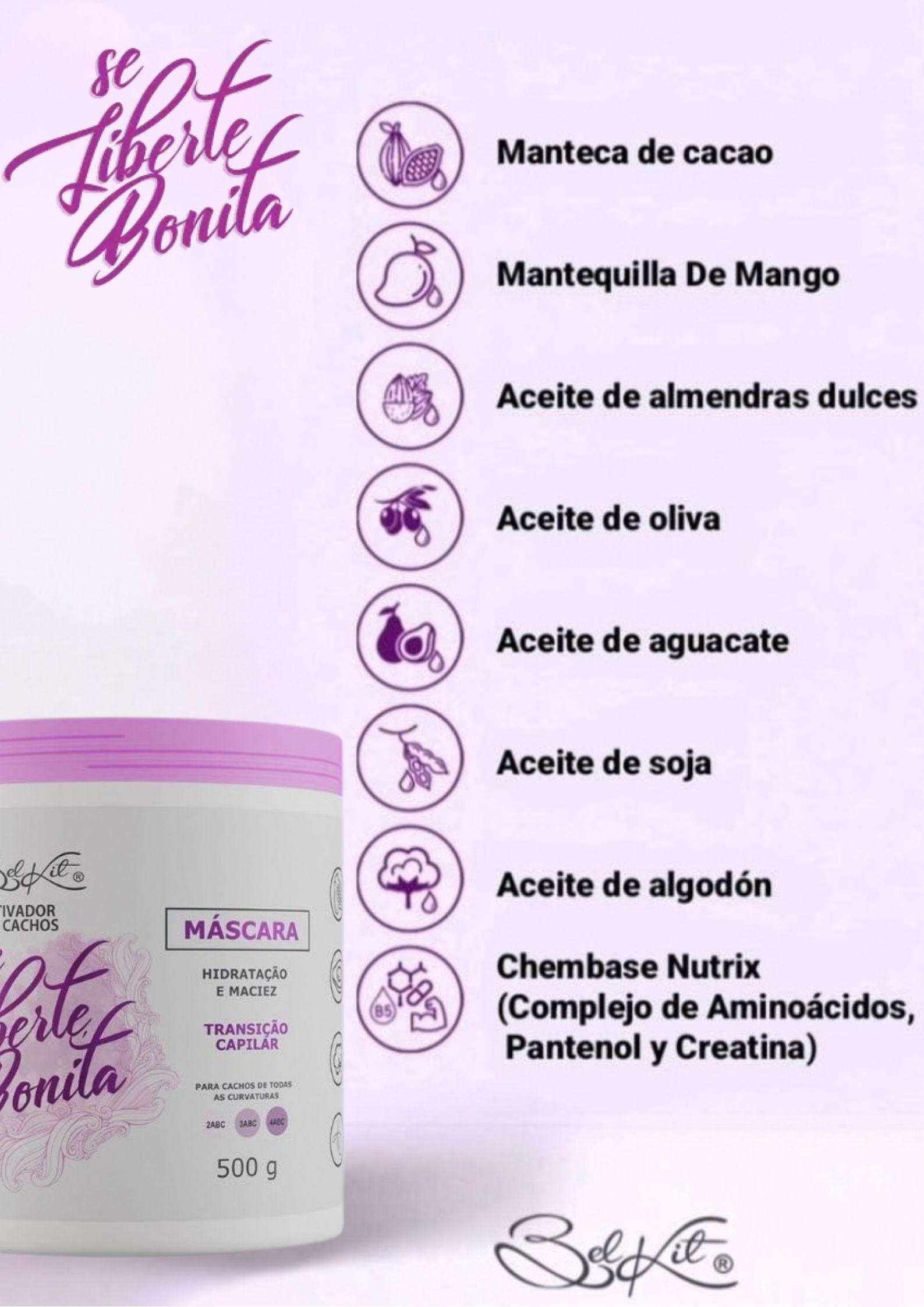 Kit Cachos Esplendorosos Se Liberte Bonita 4pz-3