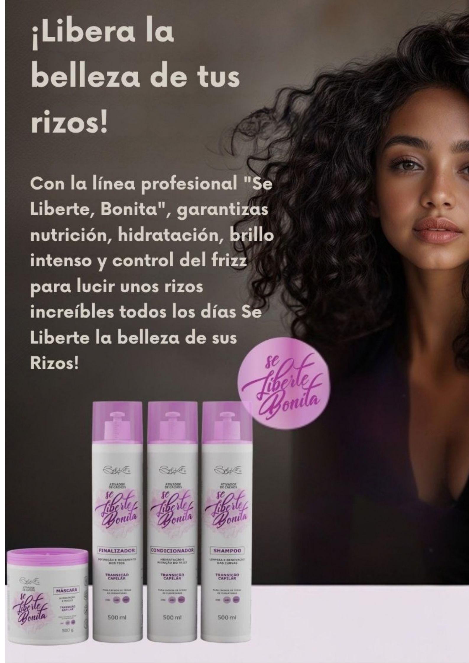 Kit Cachos Esplendorosos Se Liberte Bonita 4pz-4