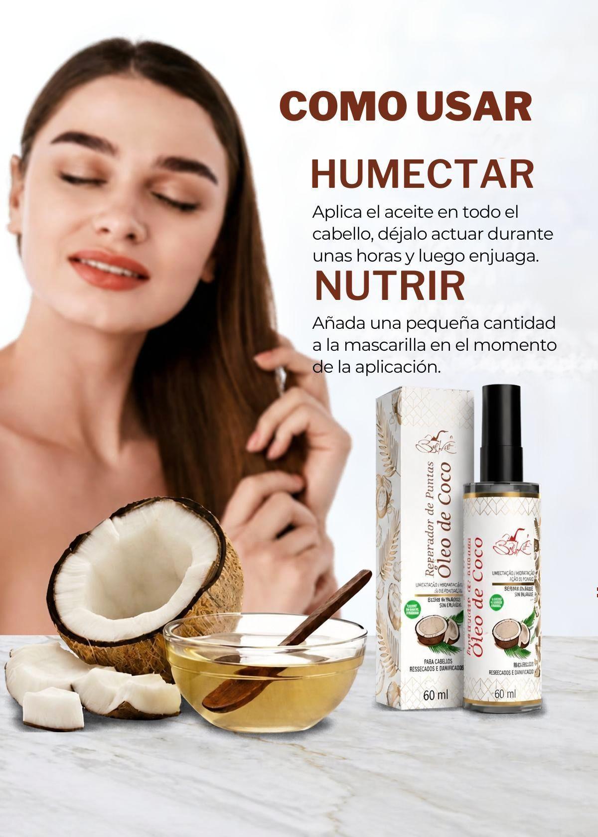 Aceite Capilar Reparador Óleo Coco Belkit 60 ml-6