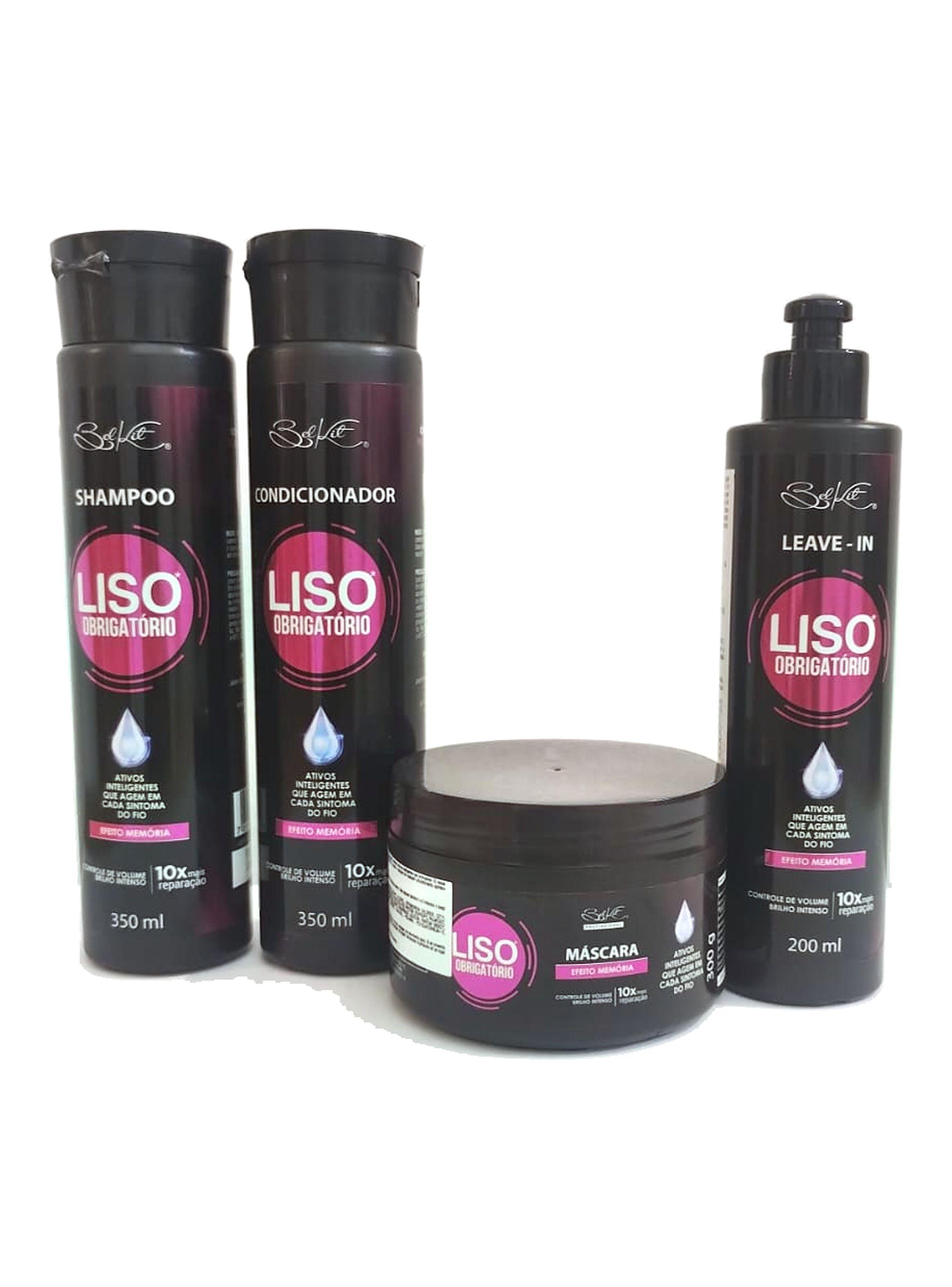 Kit Liso Obrigatório Home Care Belkit 4pz-1