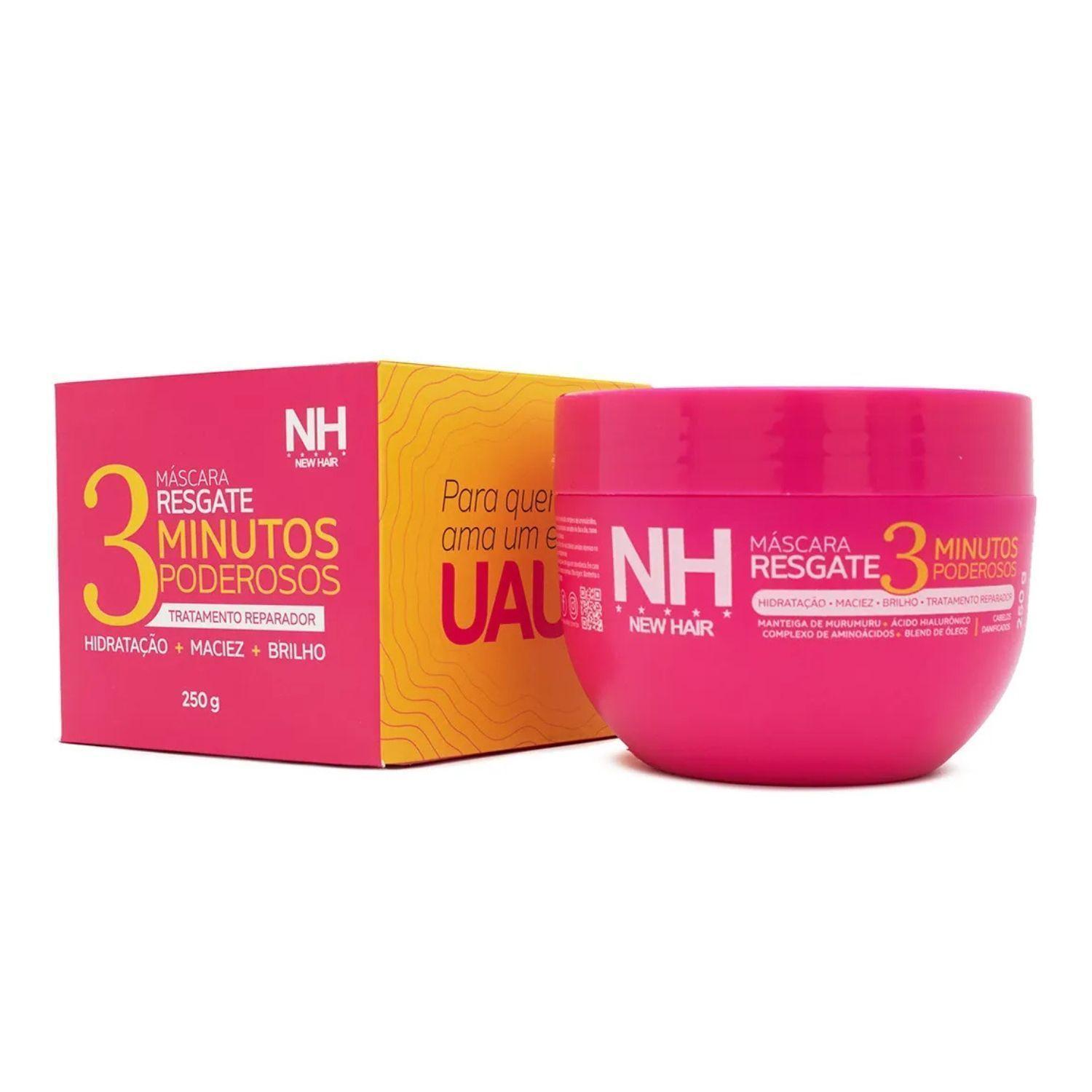 Máscara de Rescate 3 Minutos New Hair 250 g-0