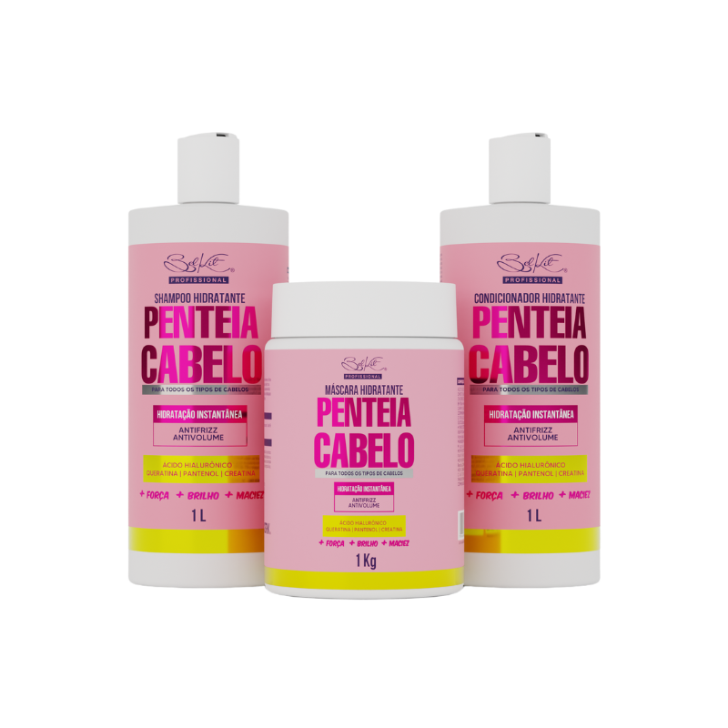 Kit Desenredante Penteia Cabelo Belkit 3pz-0