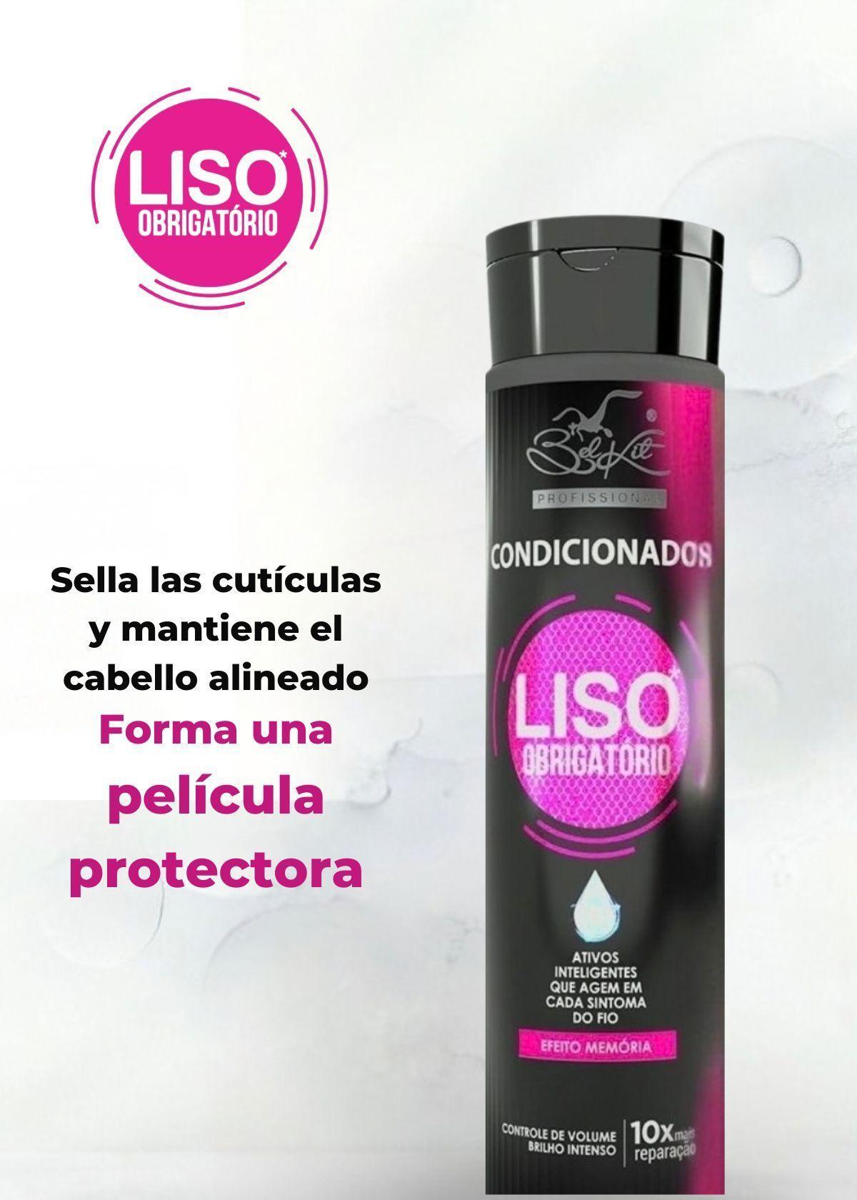 Pack Shampoo y Acondicionador Liso Obrigatório 350ml-2