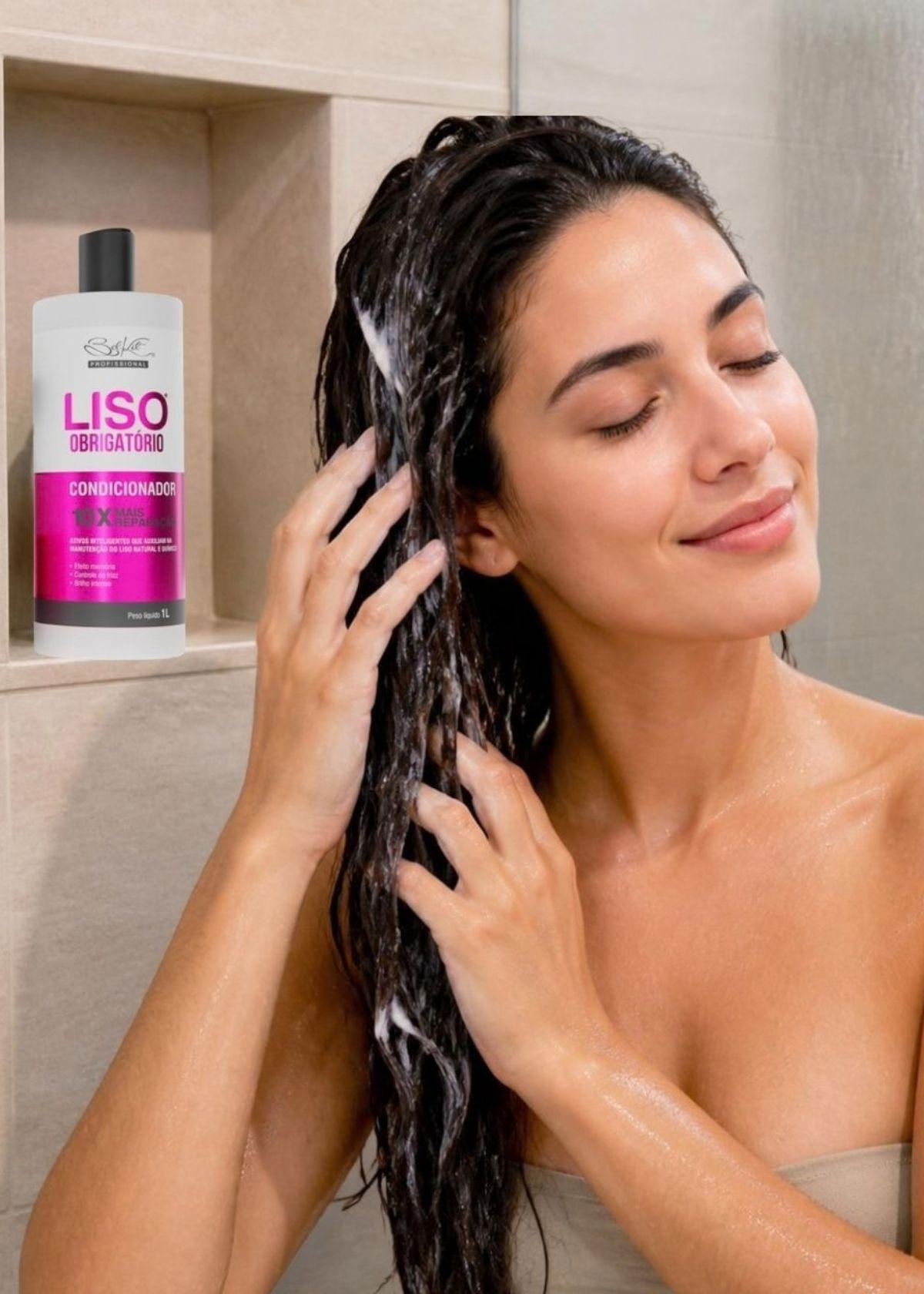Acondicionador Liso Obrigatório Belkit 1 L Anti Frizz-2