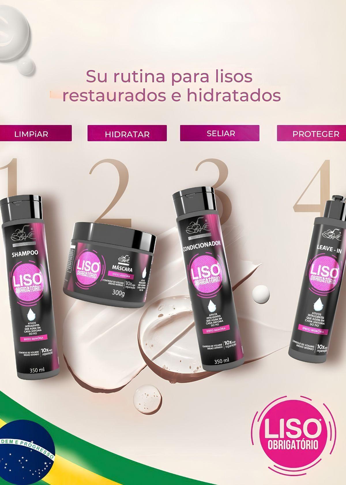 Kit Liso Obrigatório 4 Piezas Home Care-6