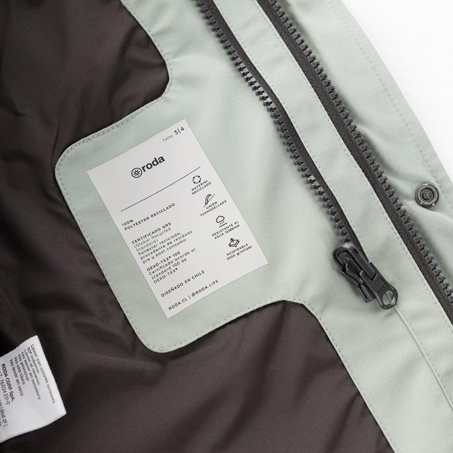 Chaqueta Impermeable para niños Azul-4