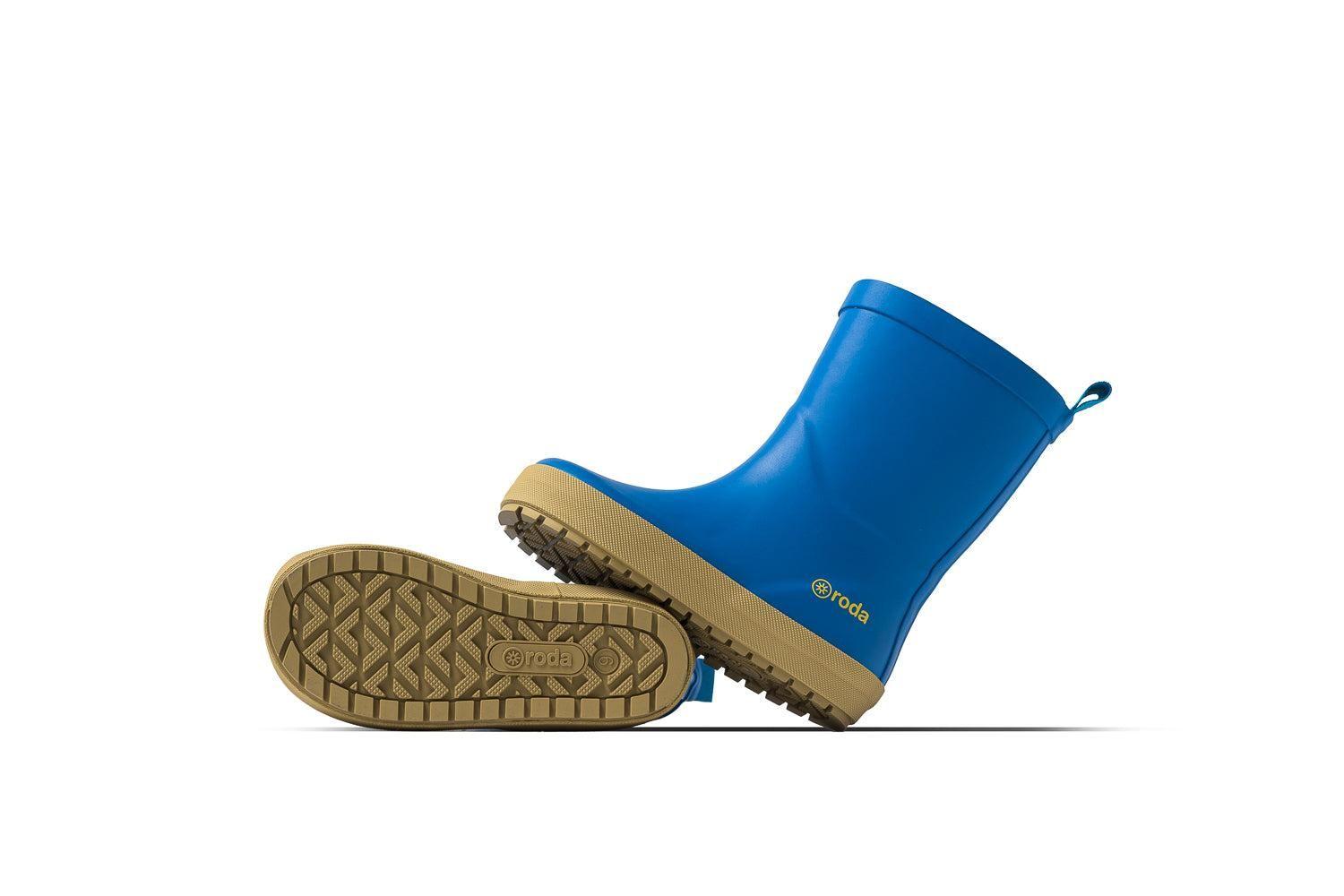 Botas de agua para niños y niñas Roda Azul-4