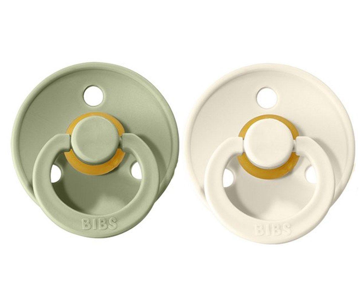 CHUPETE BIBS COLOUR X2 TALLA 1 SAGE/IVORY-0