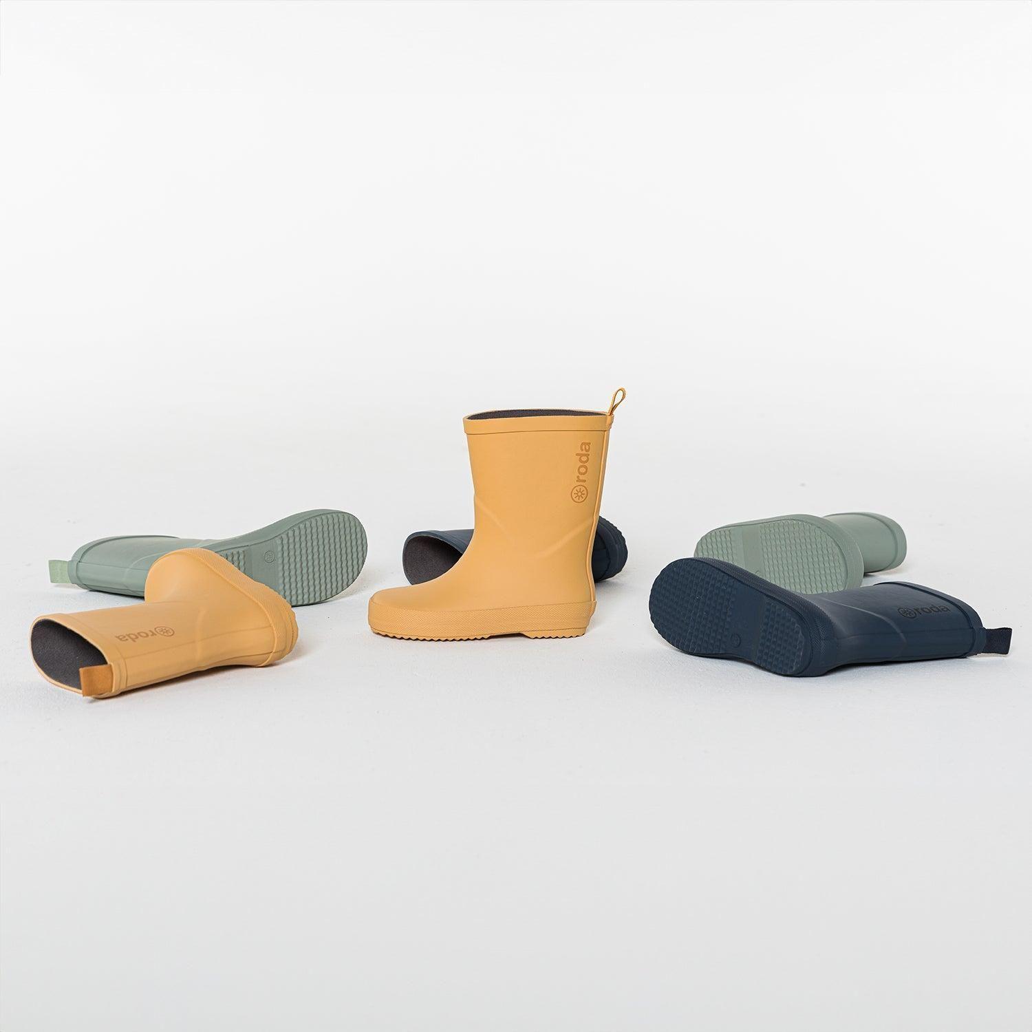 Botas de agua para niños Roda Azul Marino-4