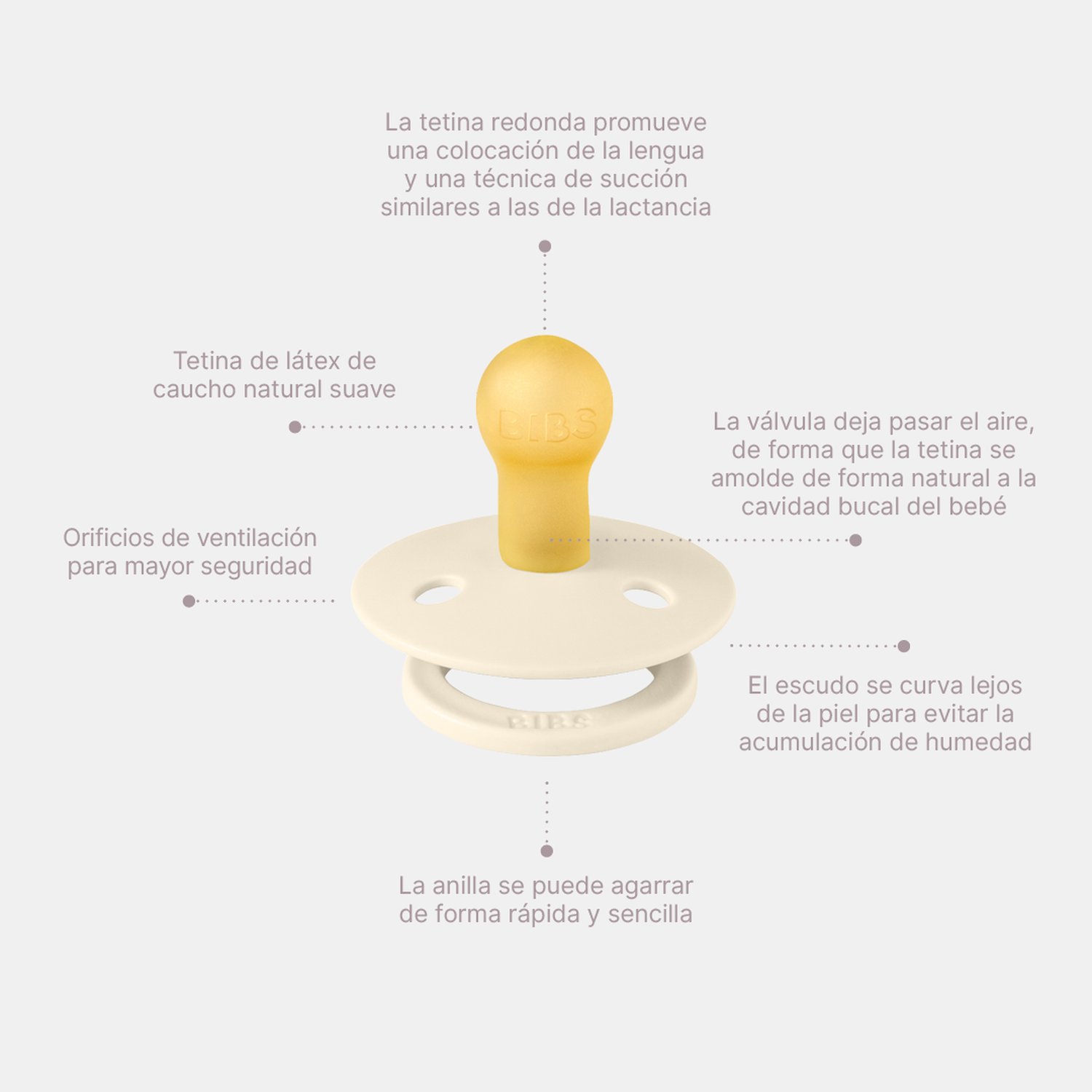 Chupete Bibs Colour Redondo X2 | Talla 2 (6-18 meses) Sage & Cloud Glow Night-2