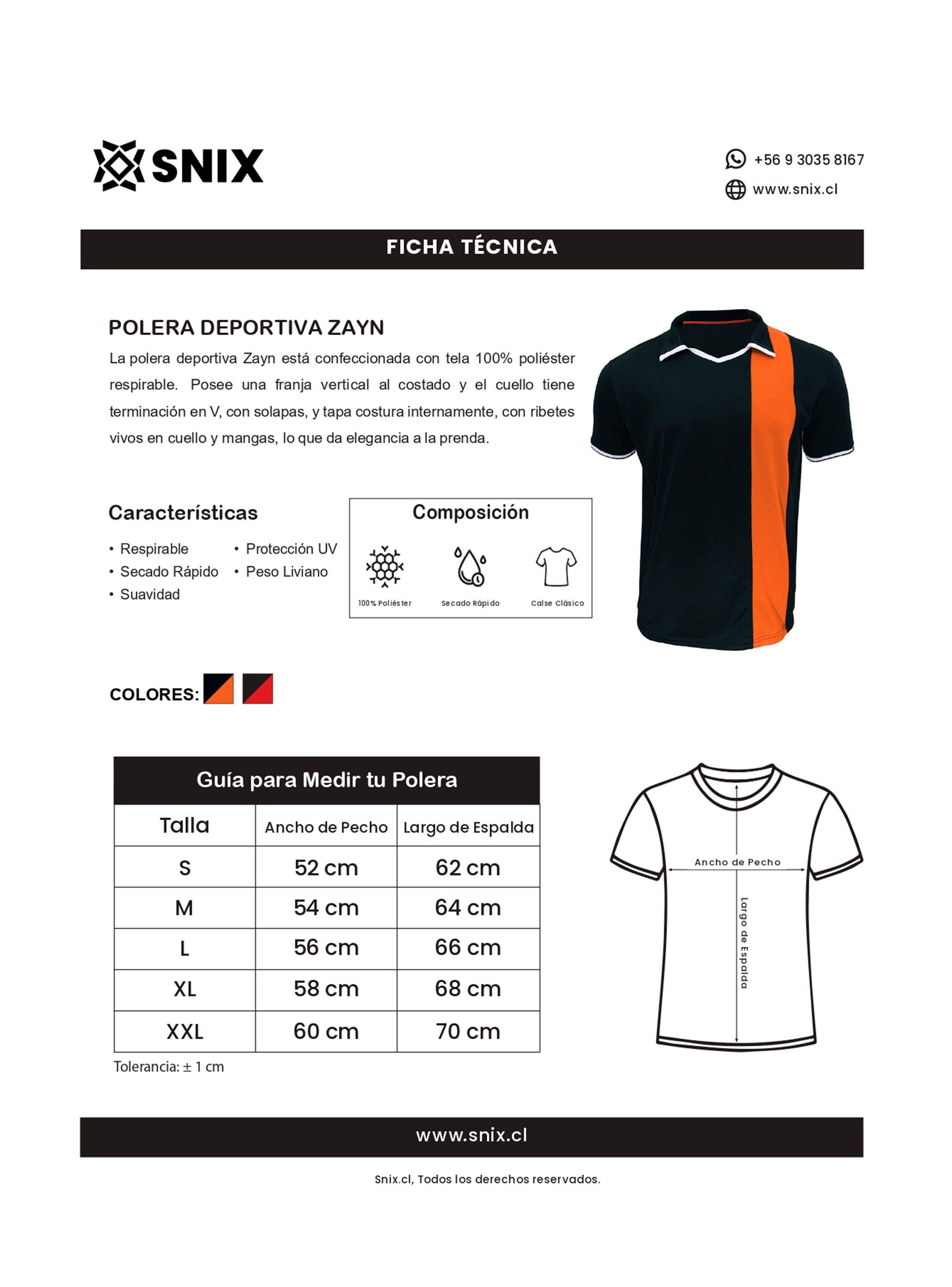 Polera de Futbol Zayn Snix-4