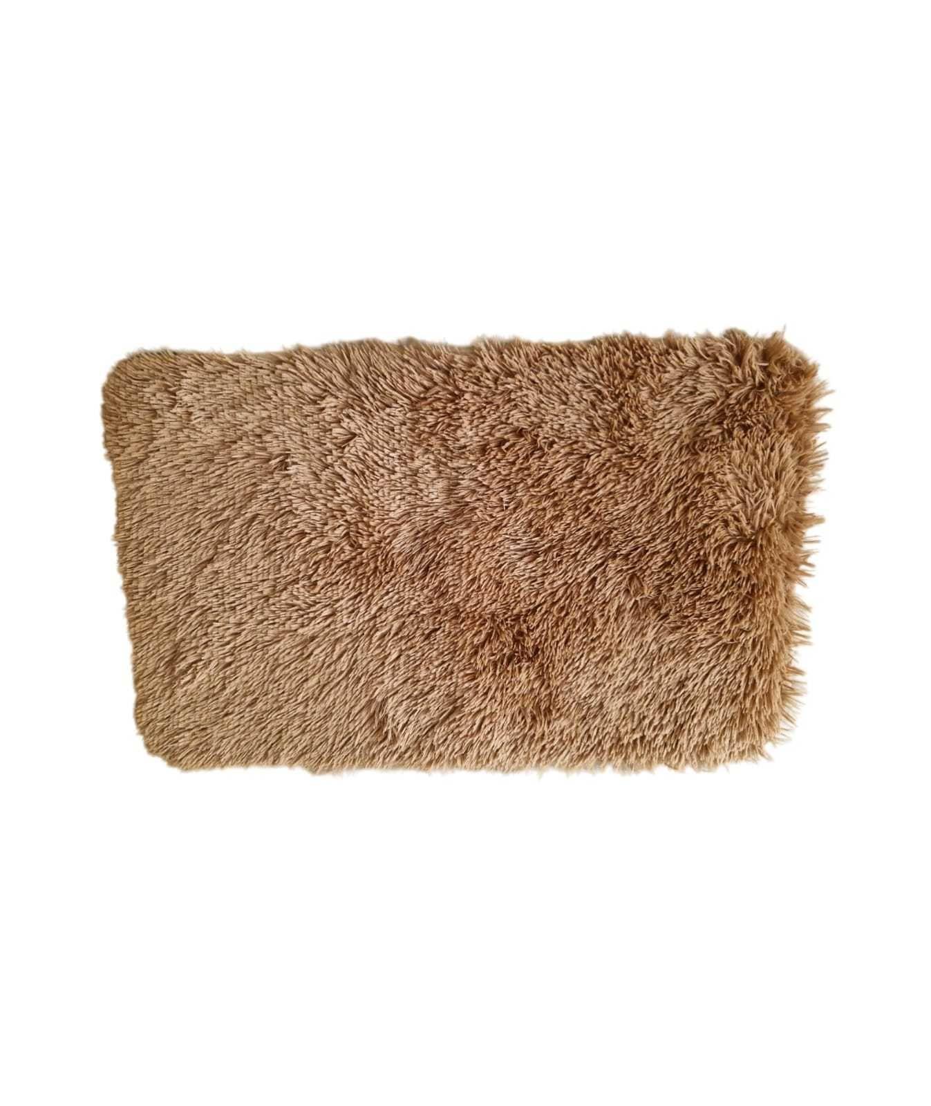ALFOMBRA PELUDAS SHAGGY 50CMX80CM BEIGE OSCURO-1