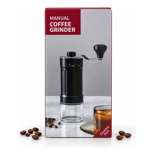 Molinillo de Café Manual con 40 Niveles de Molienda – Muelas Cónicas de Cerámica-5
