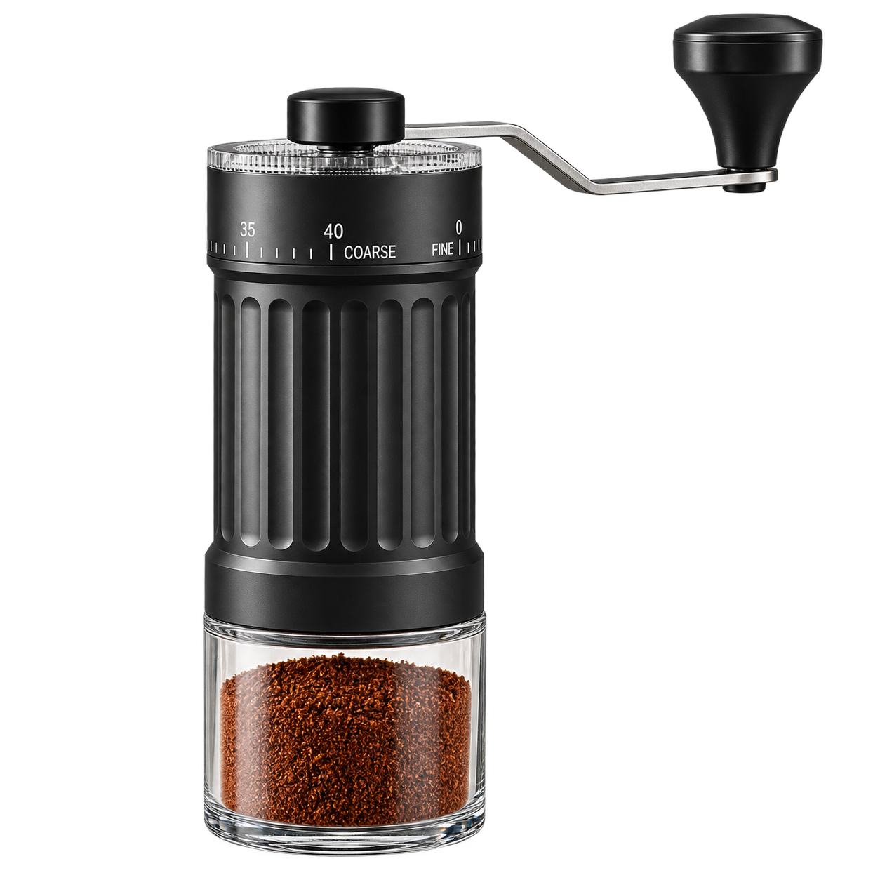 Molinillo de Café Manual con 40 Niveles de Molienda – Muelas Cónicas de Cerámica-0