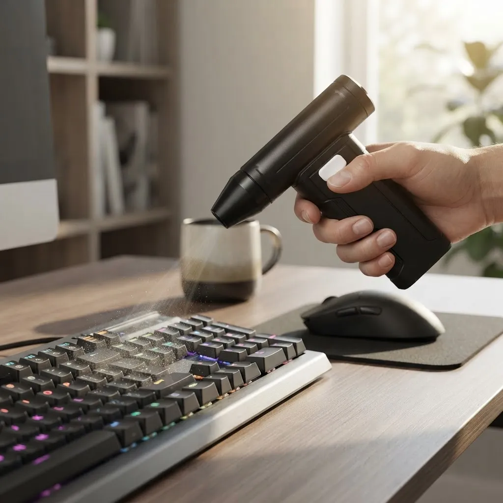 Soplador de Aire USB Portátil Recargable 6 Velocidades-4