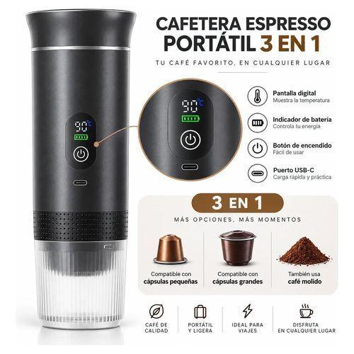 Cafetera Espresso Portátil 3 en 1 – Calienta y Extrae Automáticamente-6