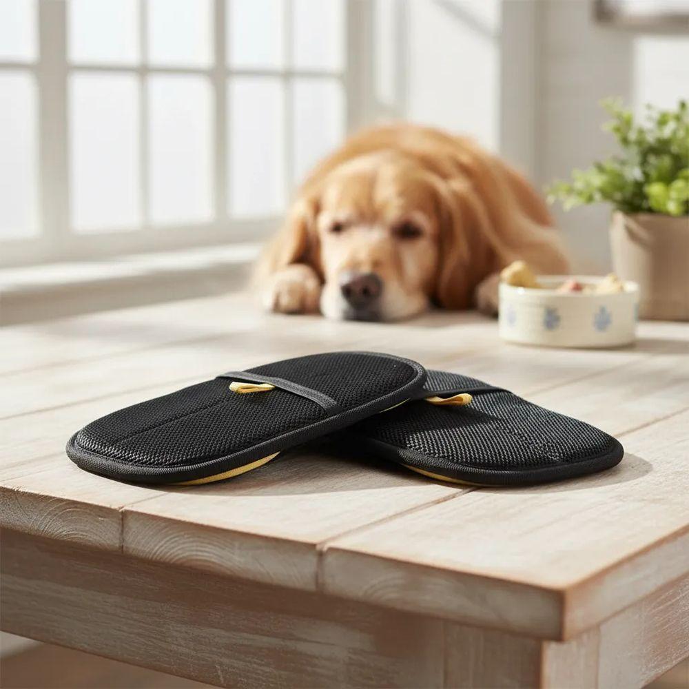 Pack 2 Guantes Quita Pelos para Perros y Gatos Talla M-2