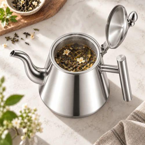 Tetera de Acero Inoxidable con Infusor 1 Litro-3