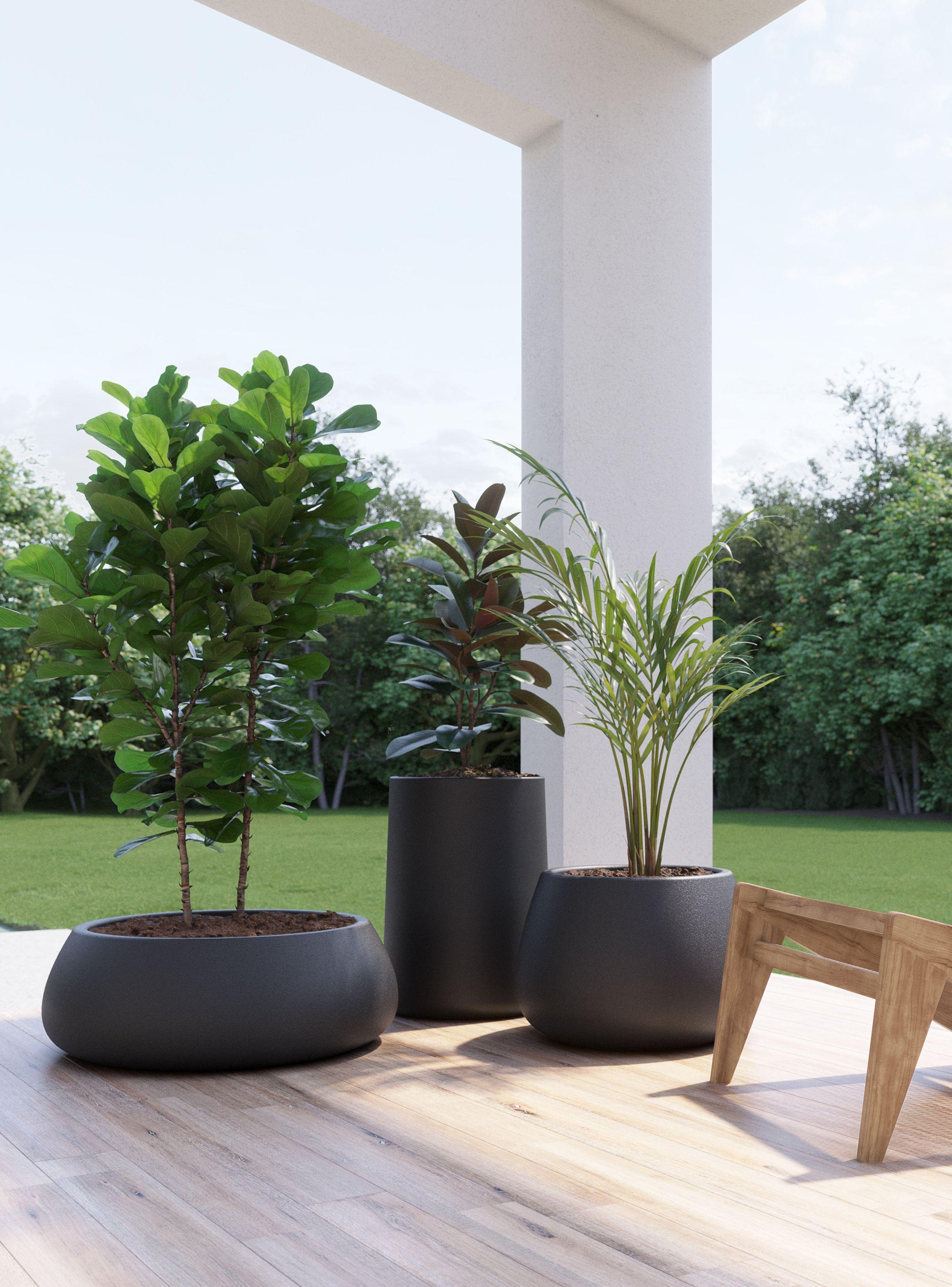 Macetero De Plástico Amalfi Modelo Batea 35x50 Cm Y 53 Litros-3