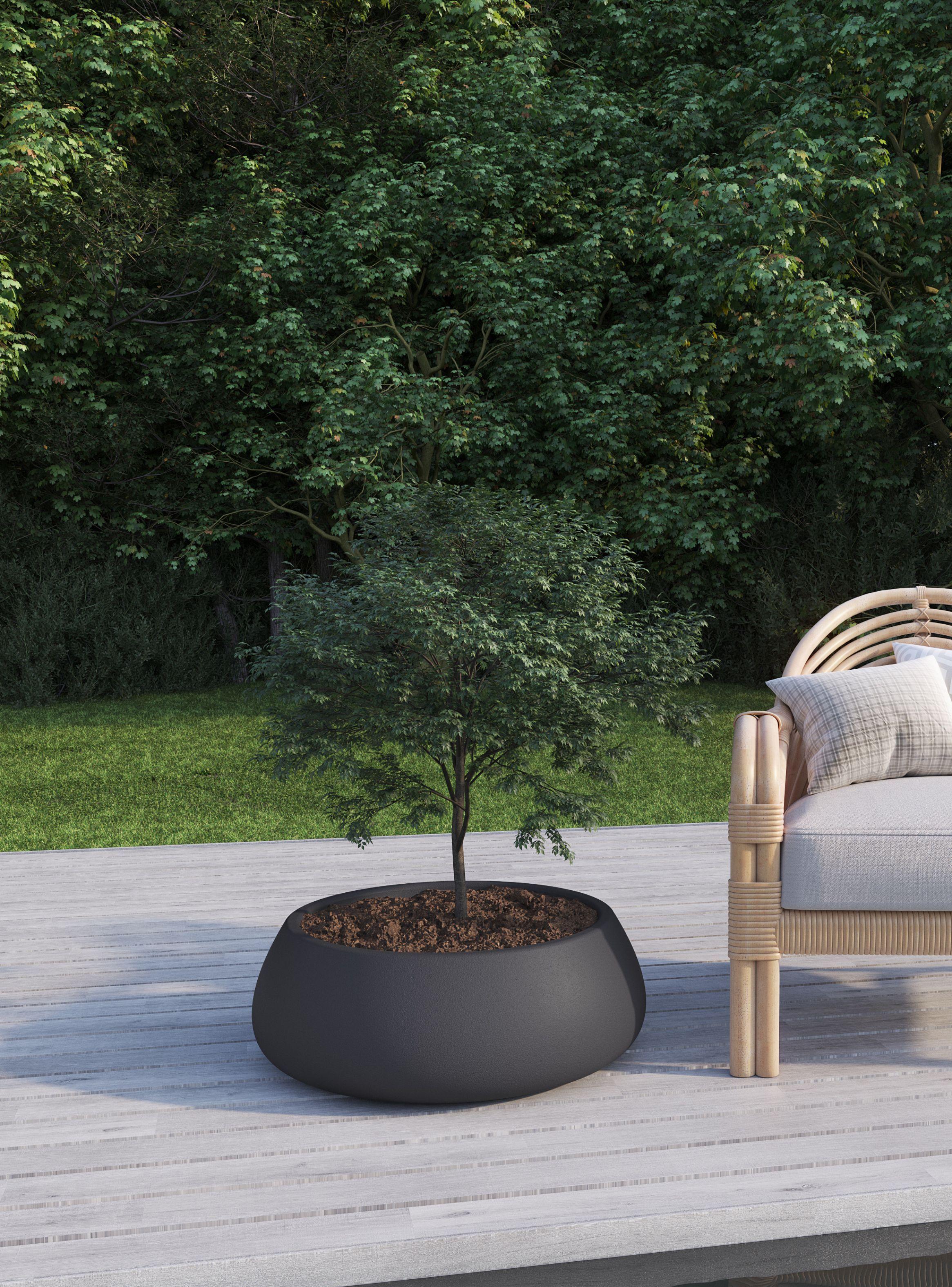 Macetero De Plástico Amalfi Modelo Batea 25x70 Cm Y 72 Litros-3