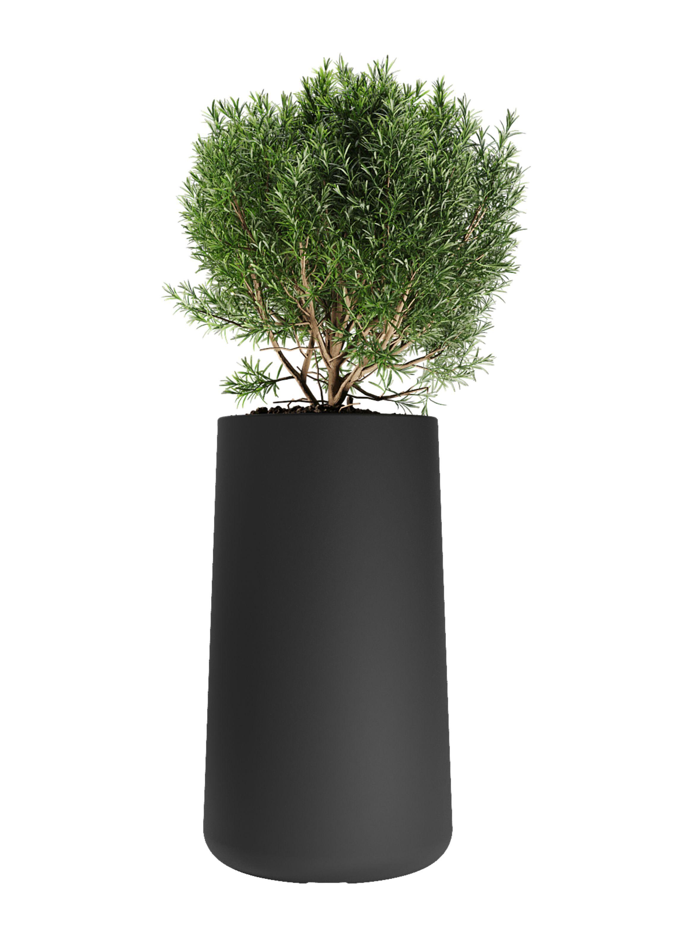 Macetero De Plástico Amalfi Modelo Gota 70x40 Cm Y 74 Litros-0