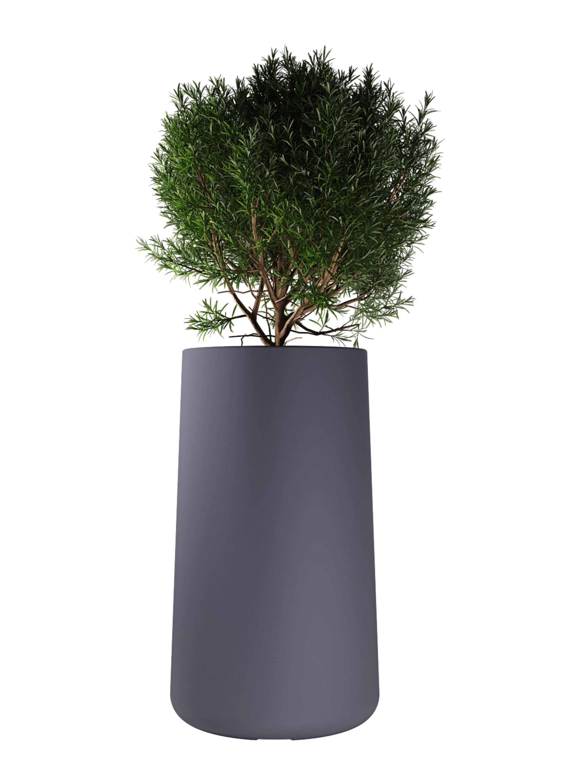 Macetero De Plástico Amalfi Modelo Gota 70x40 Cm Y 74 Litros-0