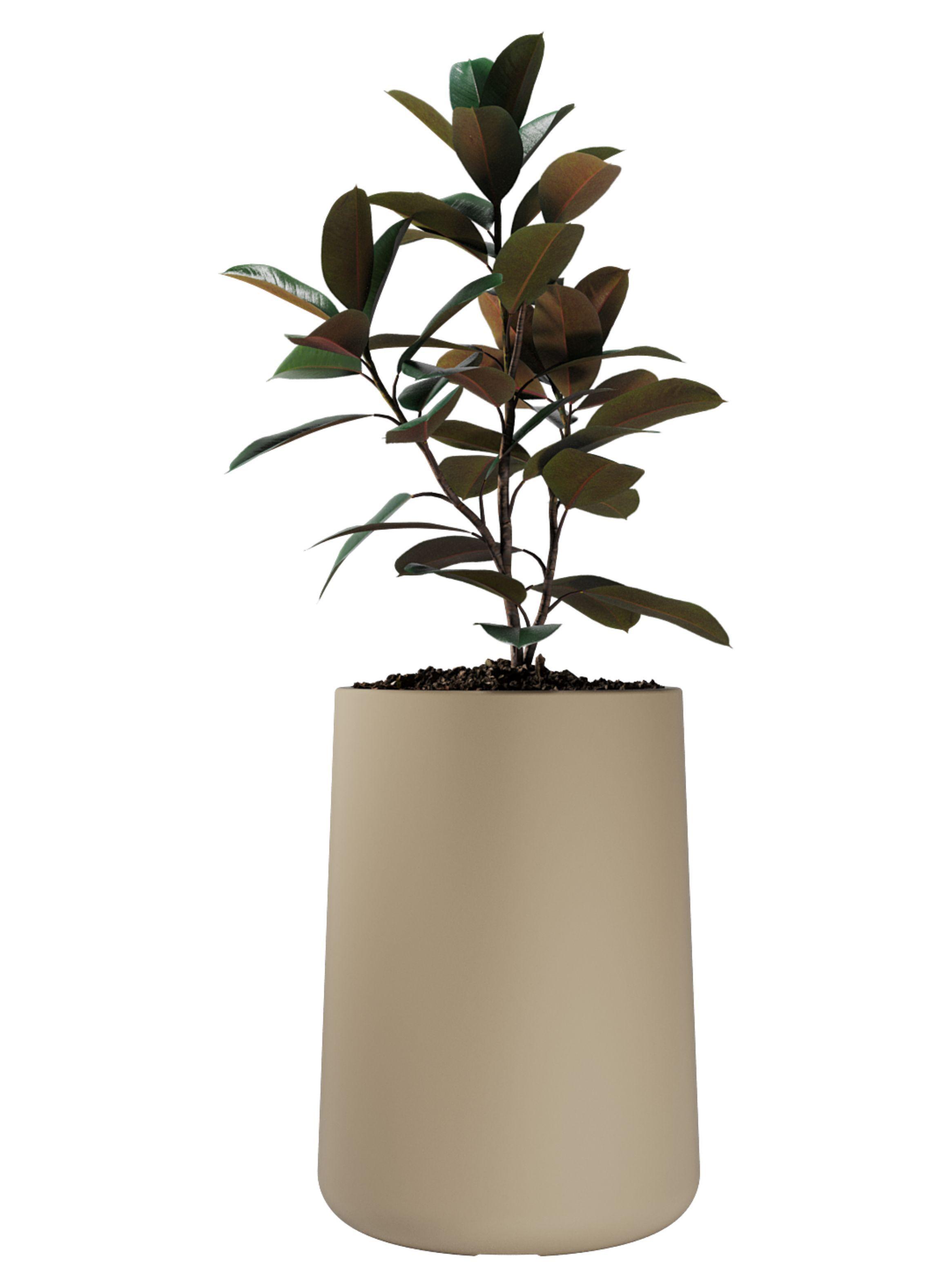 Macetero De Plástico Amalfi Modelo Gota 55x40 Cm Y 60 Litros-0