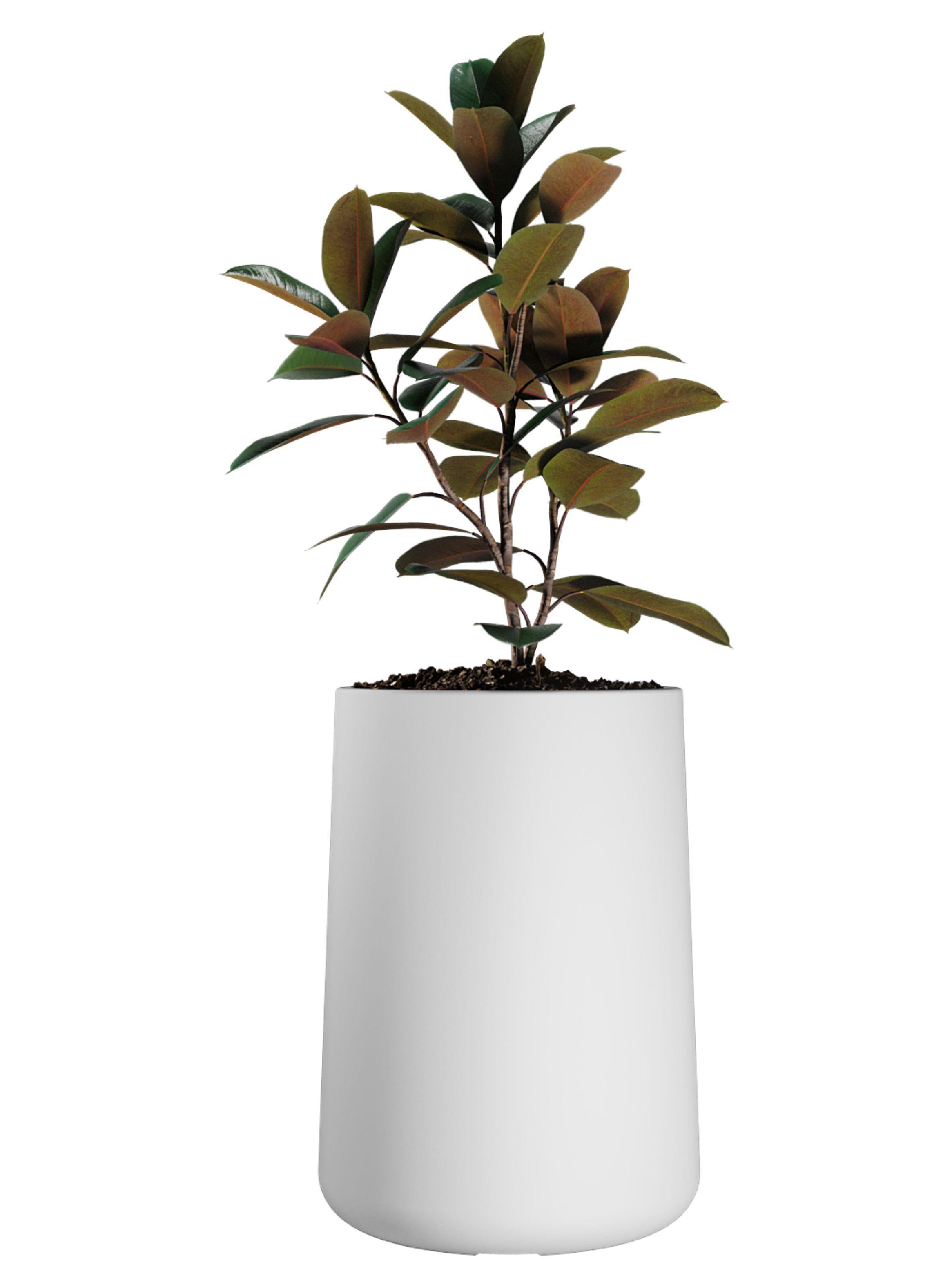 Macetero De Plástico Amalfi Modelo Gota 55x40 Cm Y 60 Litros-0