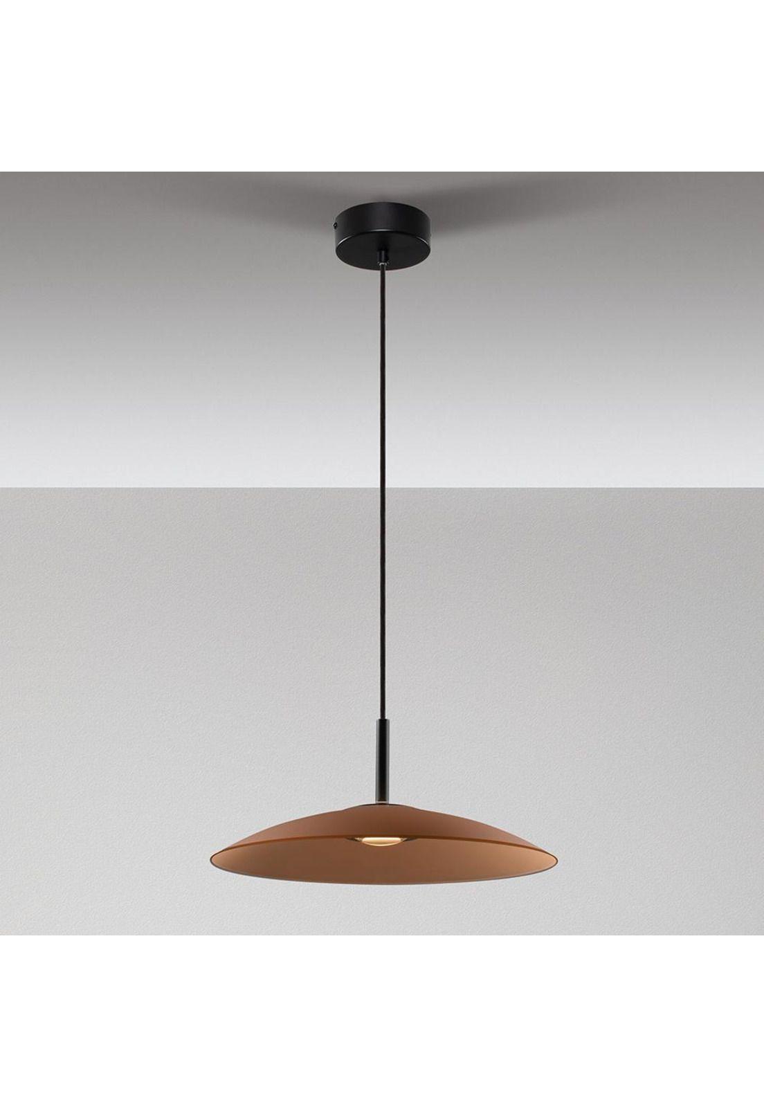 LAMPARA COLGANTE VIDRIO POLIFEMO CAFÉ Ø40cm LED 12W 3000K-2
