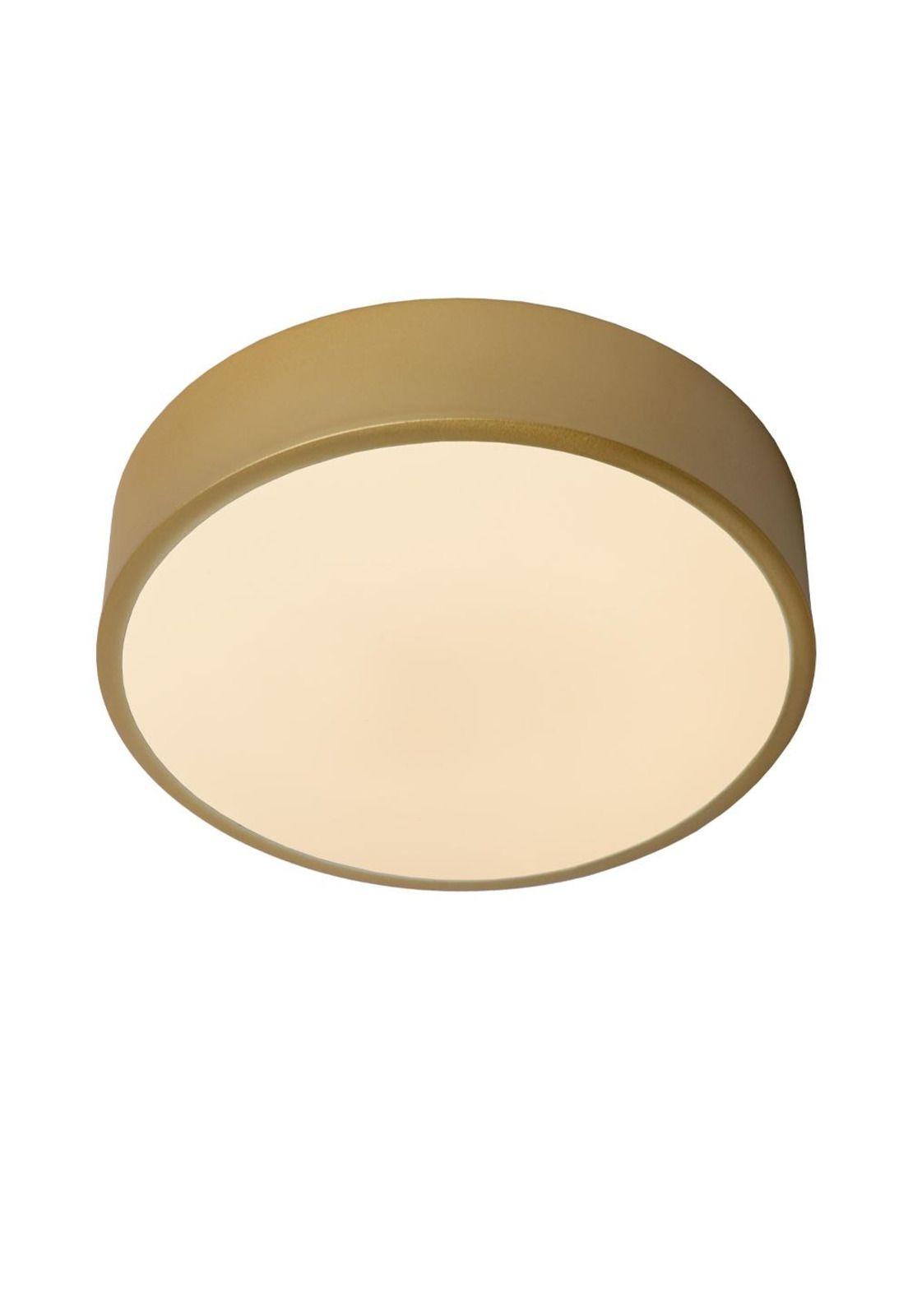 LAMPARA DE TECHO UNAR DORADO Ø20cm 12W 3000K-3