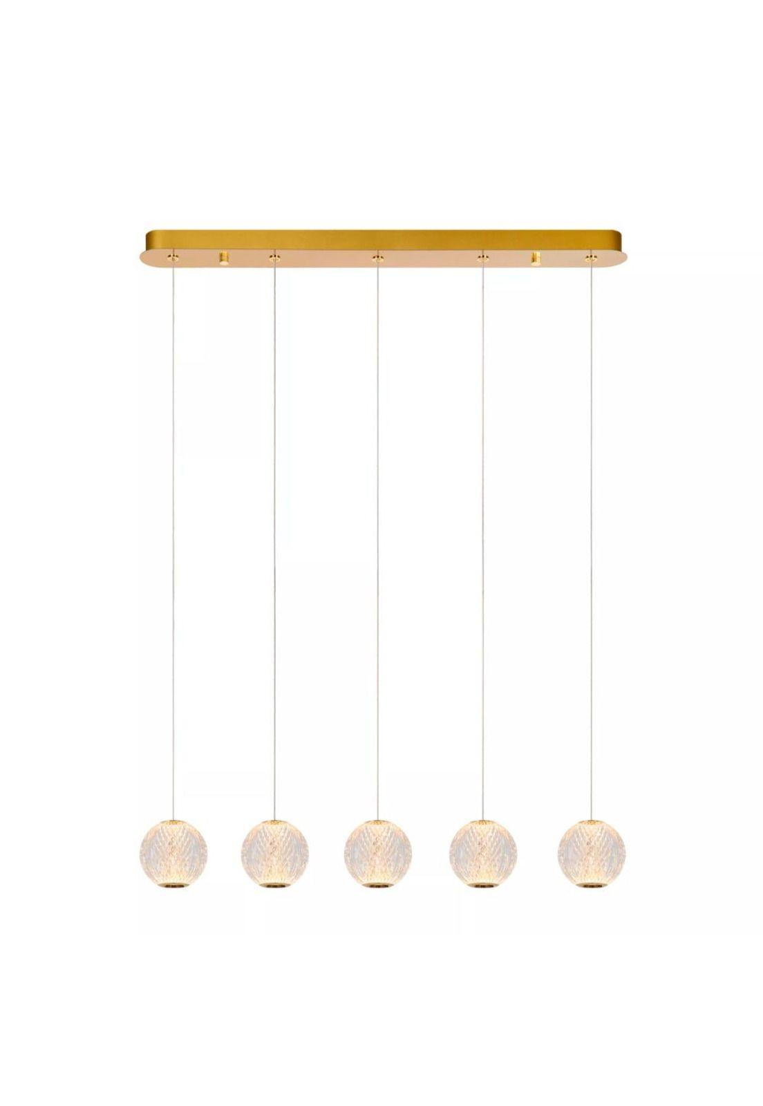 LAMPARA COLGANTE CINTRA LED 5X4,7W 2700K-0