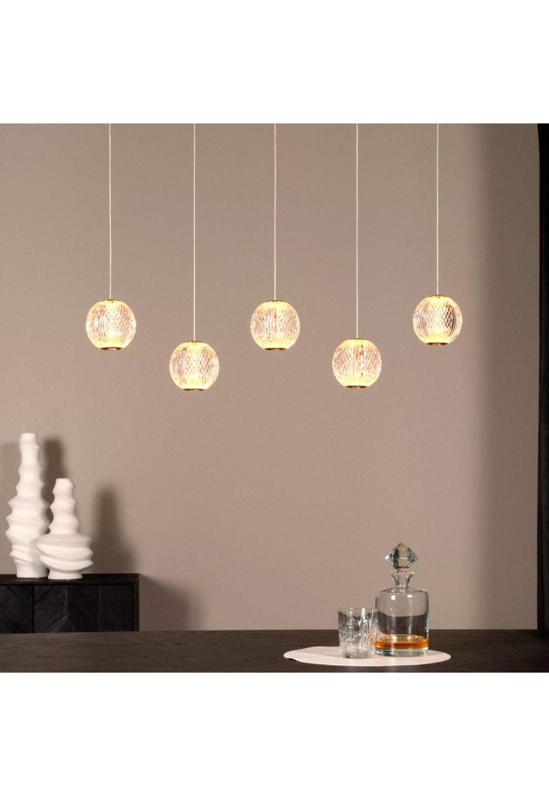 LAMPARA COLGANTE CINTRA LED 5X4,7W 2700K-1