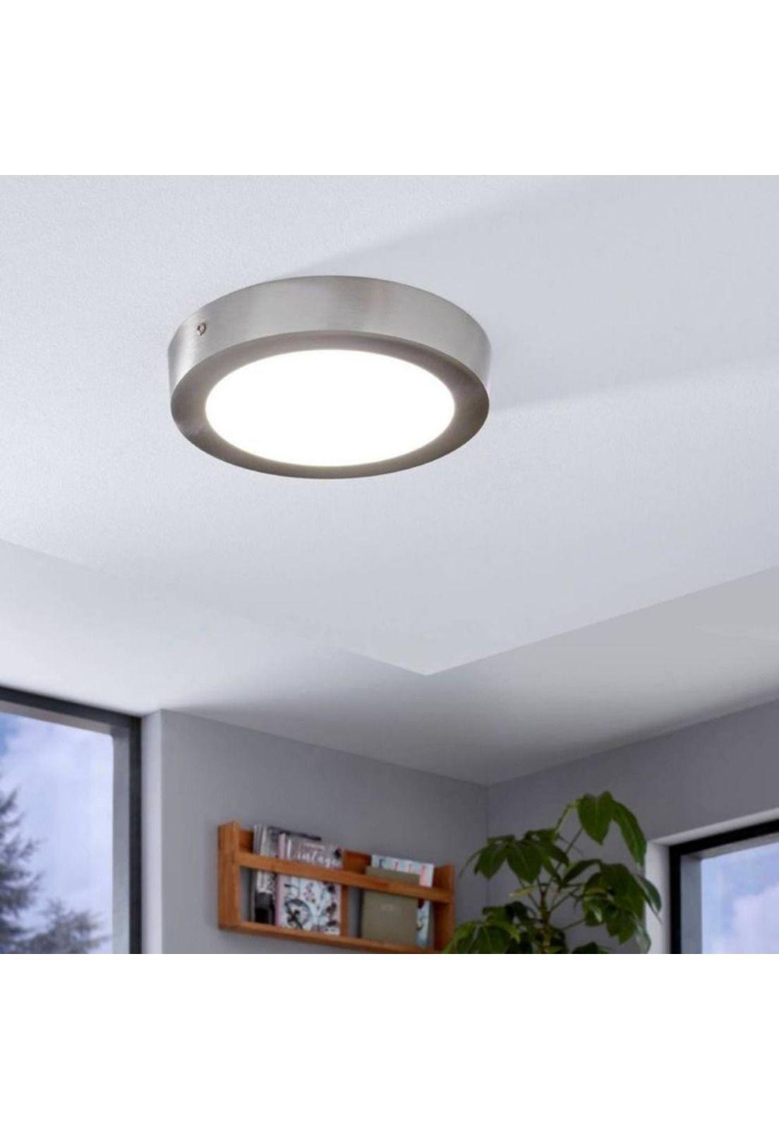 PLAFON PANEL LED 18W SILVER REDONDO 6000K-2